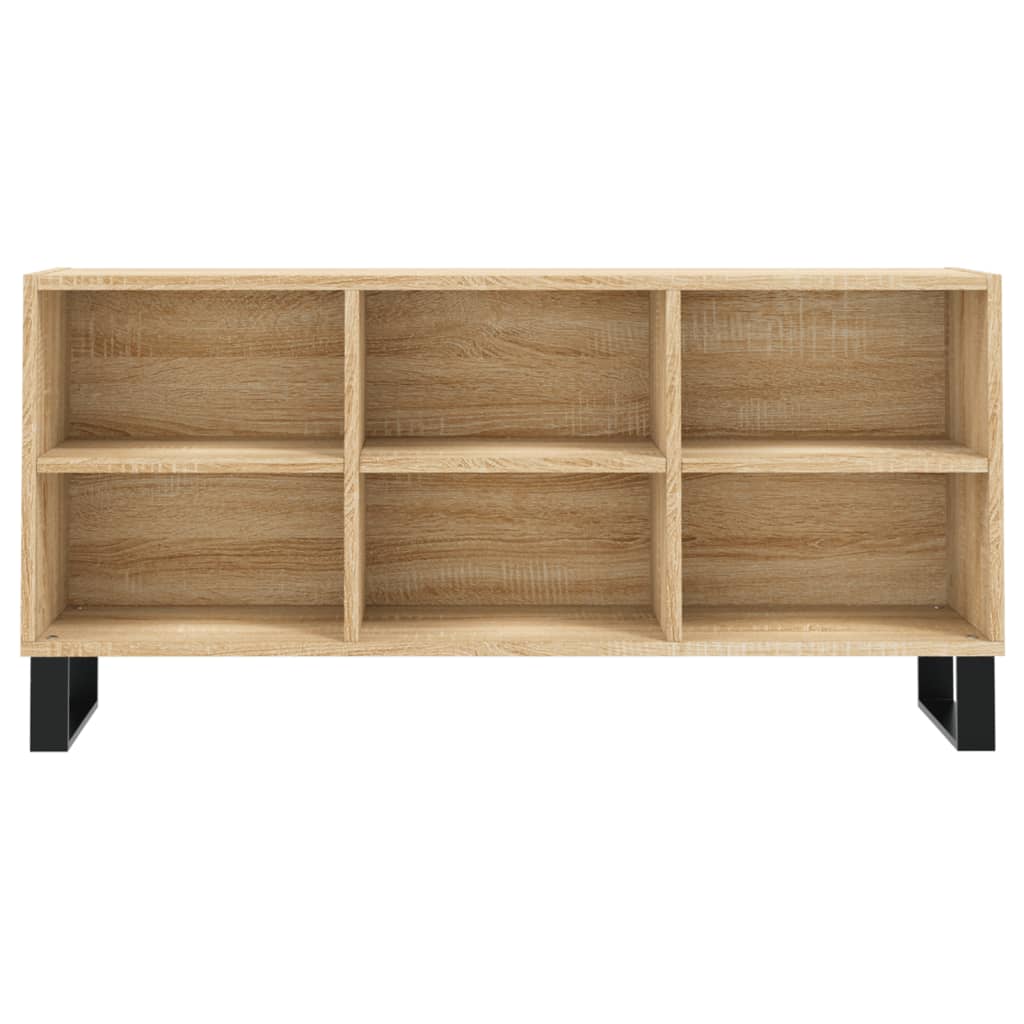 vidaXL TV Cabinet Sonoma Oak 103.5x30x50 cm Engineered Wood