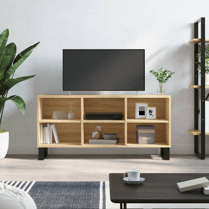 vidaXL TV Cabinet Sonoma Oak 103.5x30x50 cm Engineered Wood