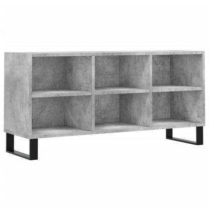 vidaXL TV Cabinet Concrete Grey 103,5x30x50 cm Engineered Wood