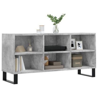 vidaXL TV Cabinet Concrete Grey 103,5x30x50 cm Engineered Wood