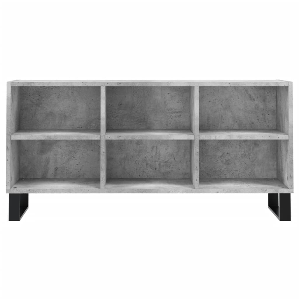 vidaXL TV Cabinet Concrete Grey 103,5x30x50 cm Engineered Wood
