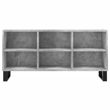 vidaXL TV Cabinet Concrete Grey 103,5x30x50 cm Engineered Wood