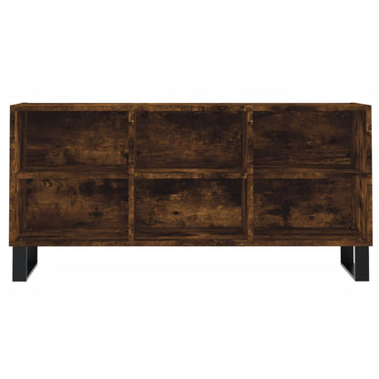 vidaXL TV Cabinet Smoked Oak 103,5x30x50 cm Engineered Wood