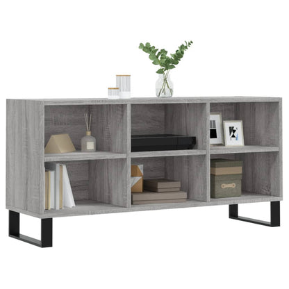 vidaXL TV Cabinet Grey Sonoma 103.5x30x50 cm Engineered Wood