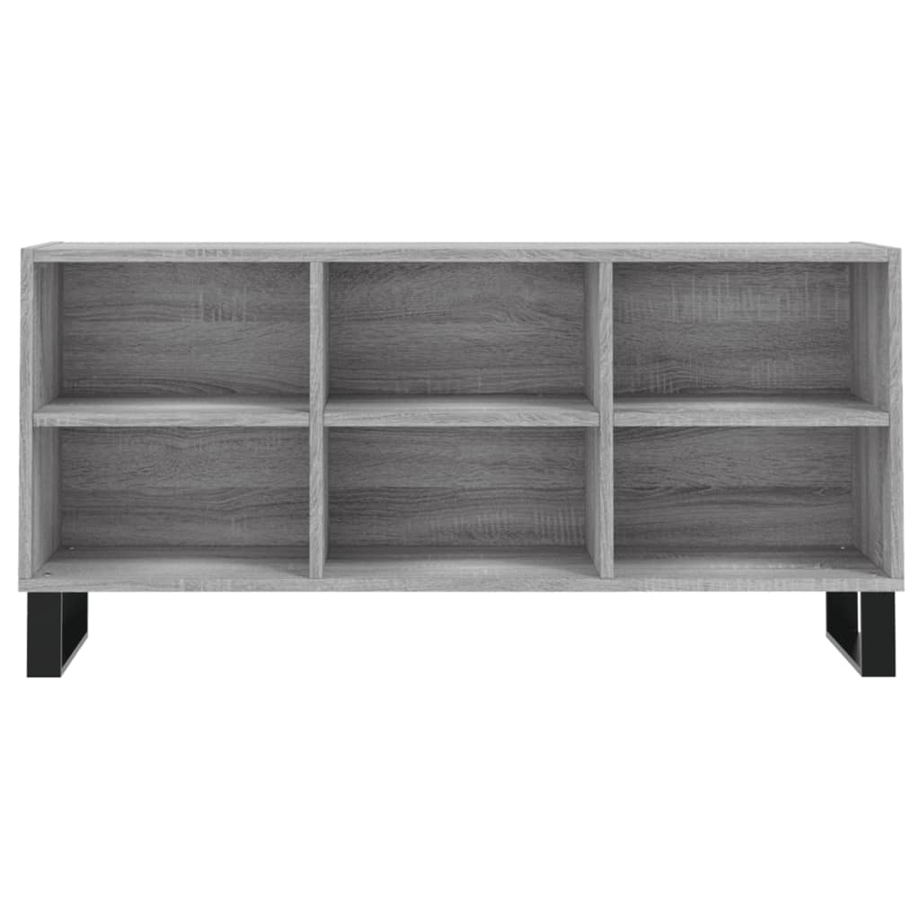 vidaXL TV Cabinet Grey Sonoma 103.5x30x50 cm Engineered Wood