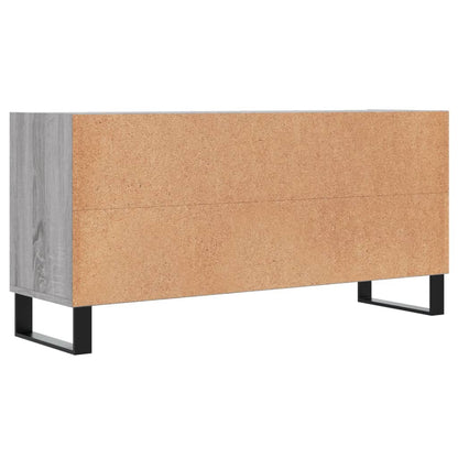 vidaXL TV Cabinet Grey Sonoma 103.5x30x50 cm Engineered Wood