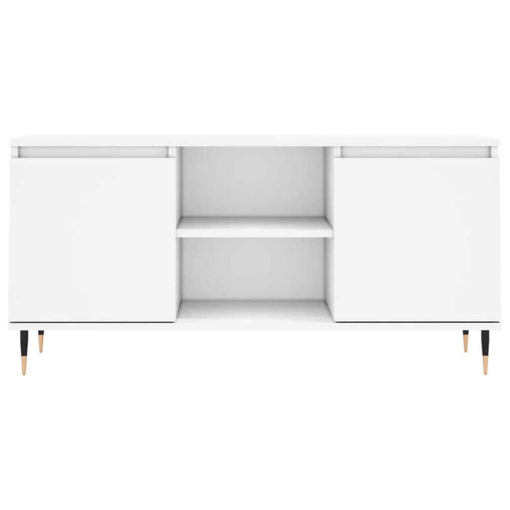 vidaXL TV Cabinet White 104x35x50 cm Engineered Wood
