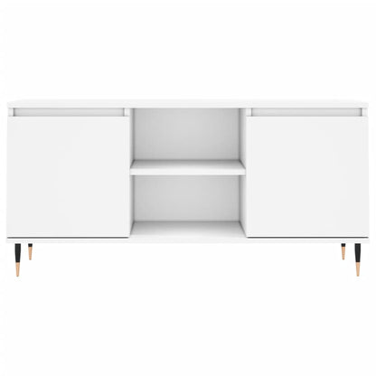 vidaXL TV Cabinet White 104x35x50 cm Engineered Wood