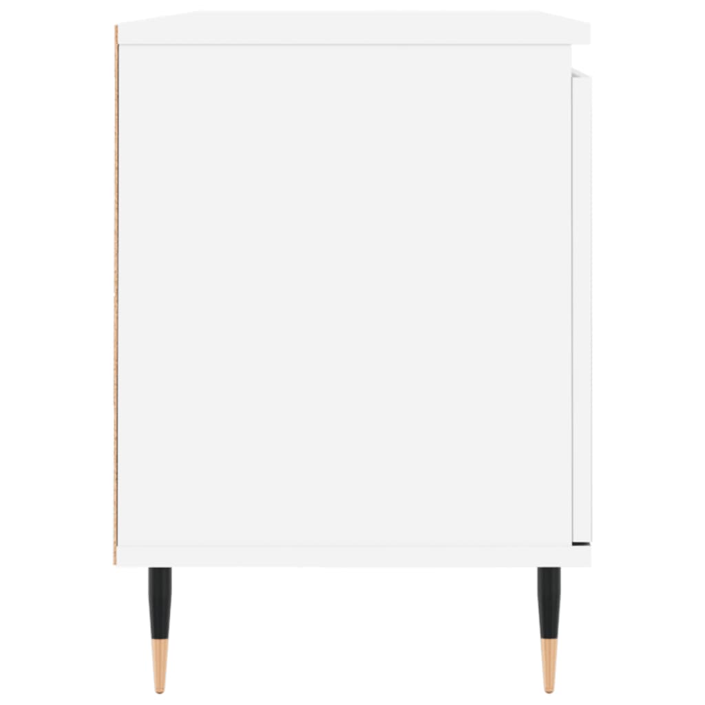 vidaXL TV Cabinet White 104x35x50 cm Engineered Wood