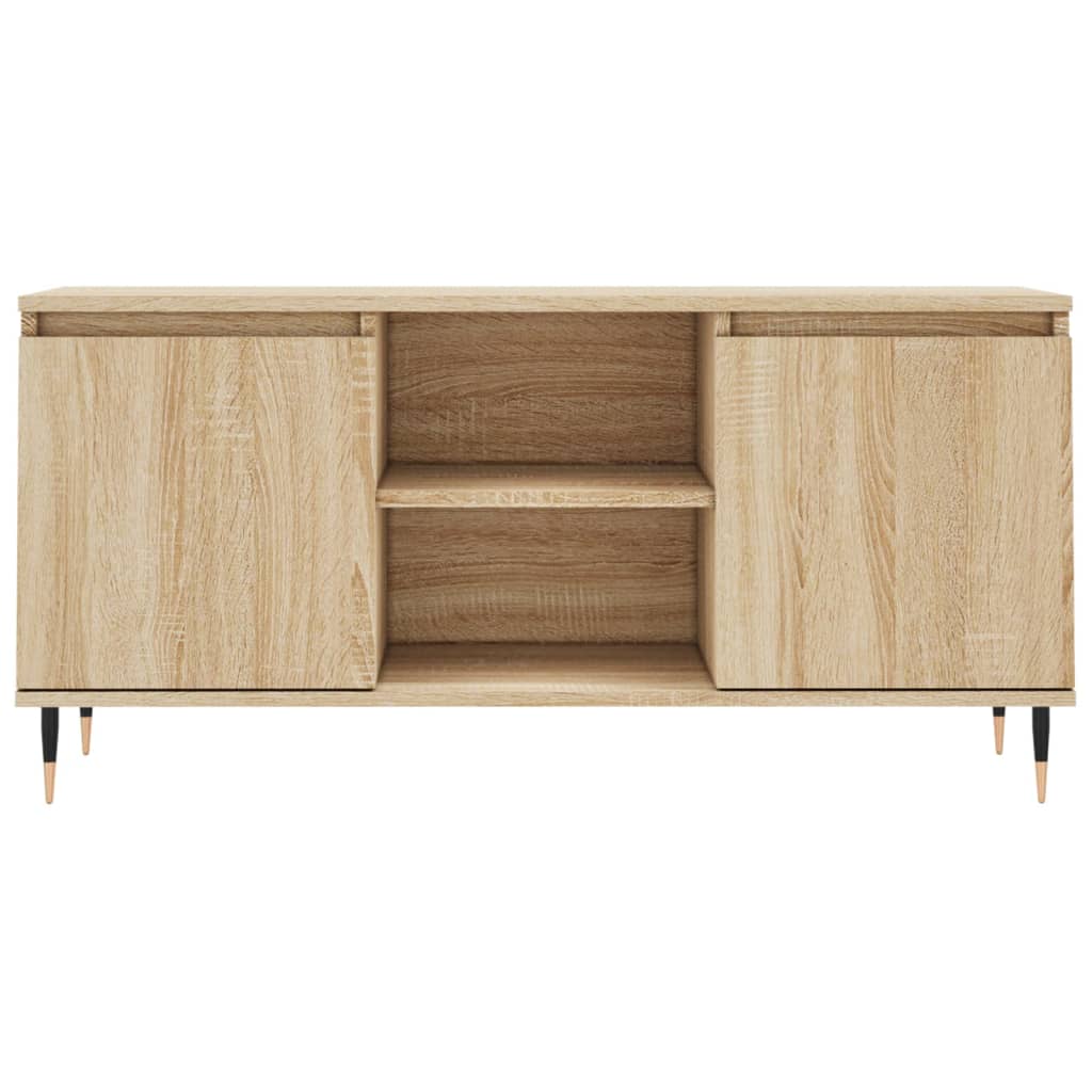 vidaXL TV Cabinet Sonoma Oak 104x35x50 cm Engineered Wood