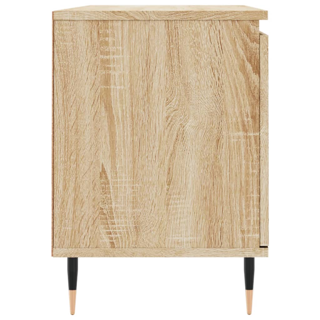 vidaXL TV Cabinet Sonoma Oak 104x35x50 cm Engineered Wood