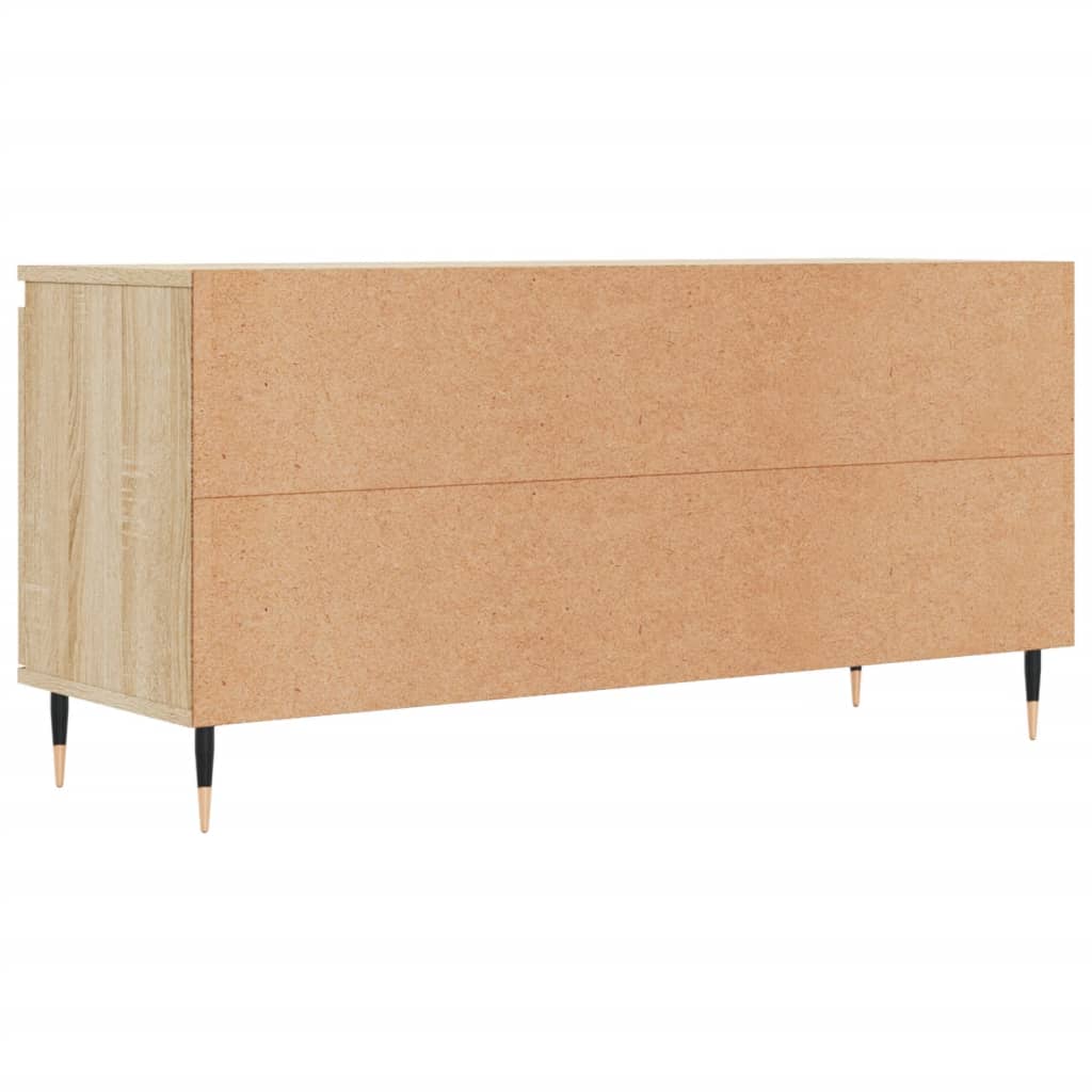 vidaXL TV Cabinet Sonoma Oak 104x35x50 cm Engineered Wood