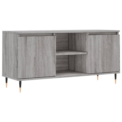 vidaXL TV Cabinet Grey Sonoma 104x35x50 cm Engineered Wood