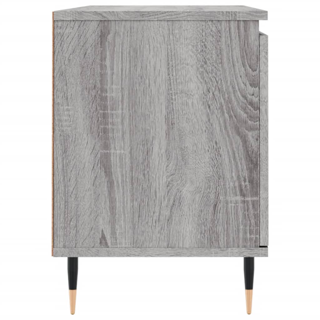vidaXL TV Cabinet Grey Sonoma 104x35x50 cm Engineered Wood