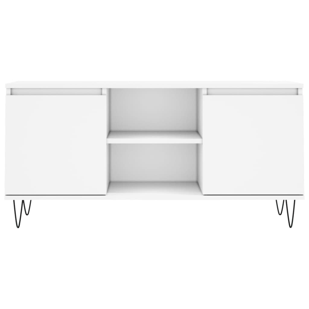 vidaXL TV Cabinet White 104x35x50 cm Engineered Wood