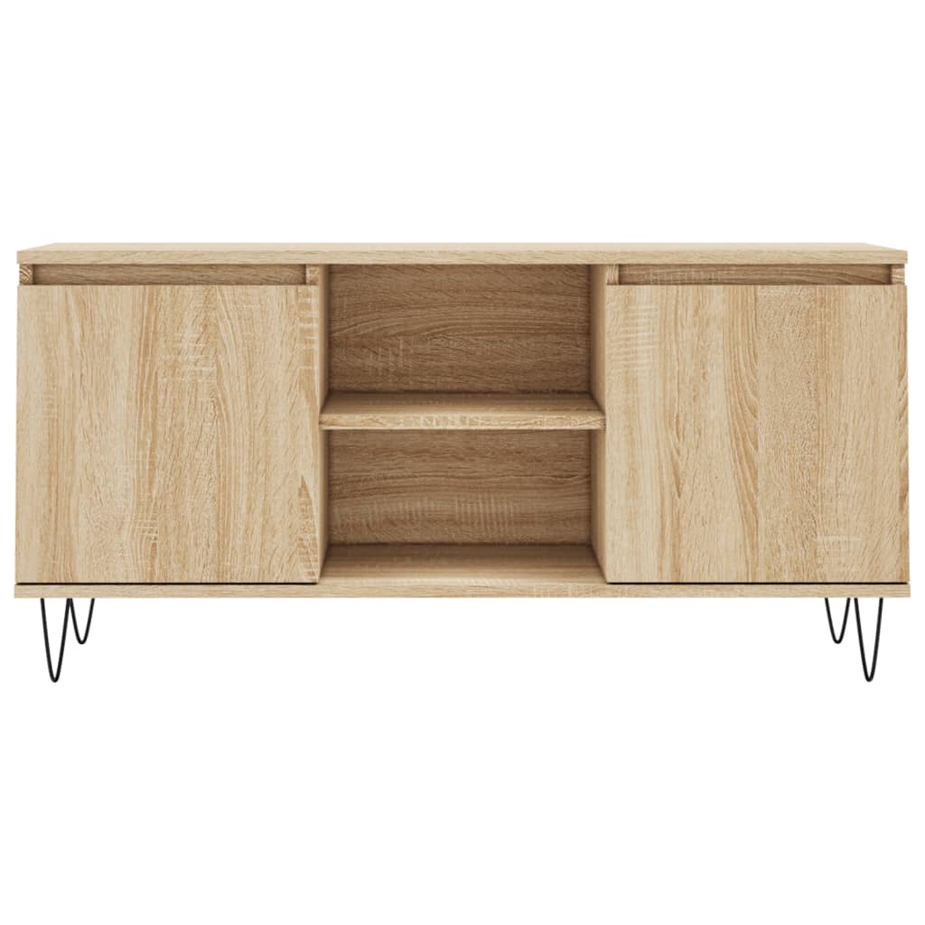 vidaXL TV Cabinet Sonoma Oak 104x35x50 cm Engineered Wood