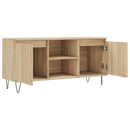 vidaXL TV Cabinet Sonoma Oak 104x35x50 cm Engineered Wood