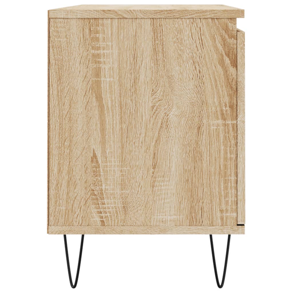 vidaXL TV Cabinet Sonoma Oak 104x35x50 cm Engineered Wood