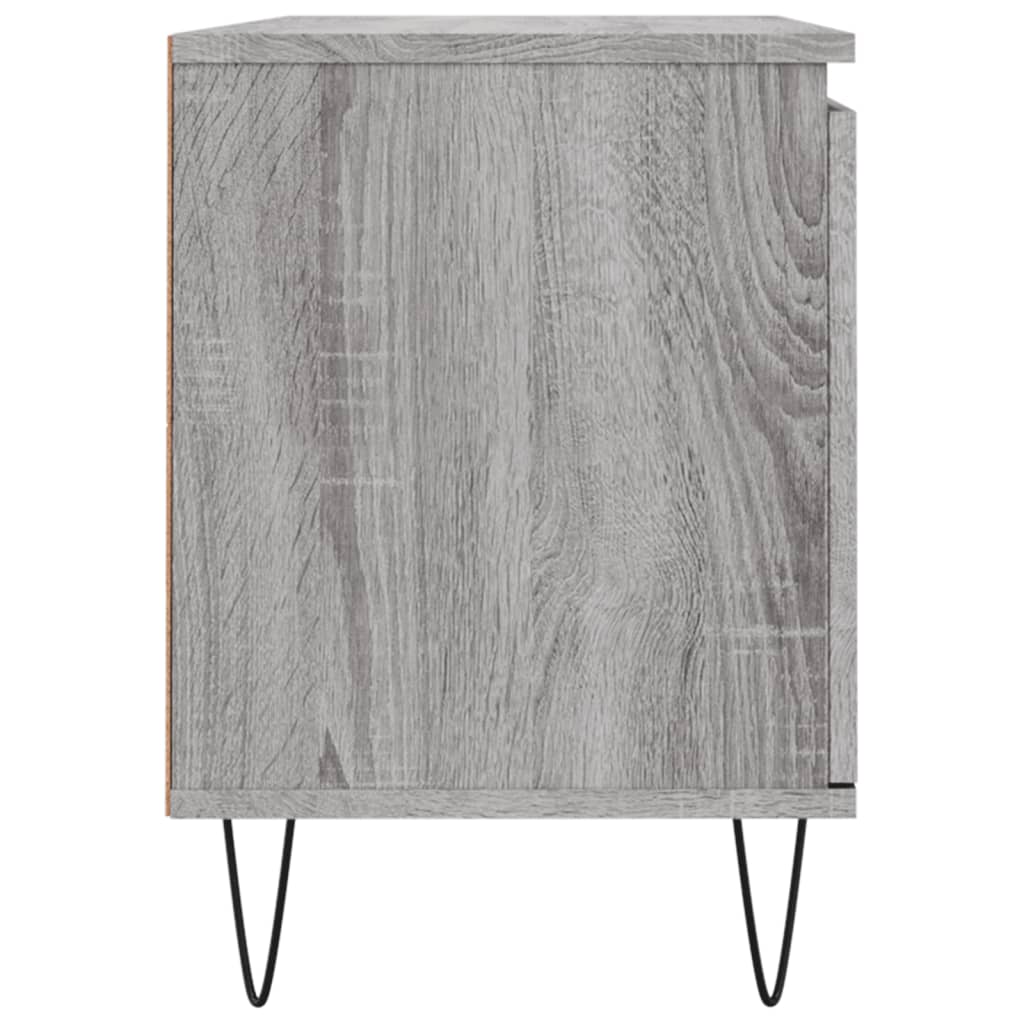 vidaXL TV Cabinet Grey Sonoma 104x35x50 cm Engineered Wood