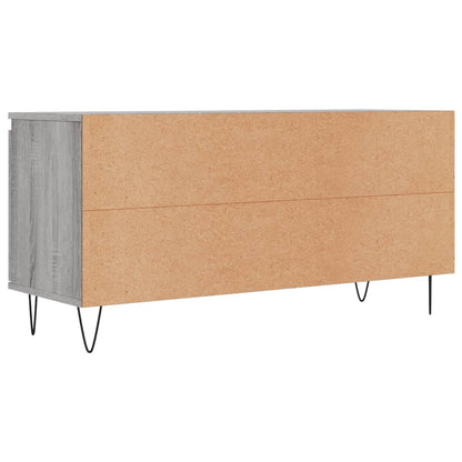 vidaXL TV Cabinet Grey Sonoma 104x35x50 cm Engineered Wood