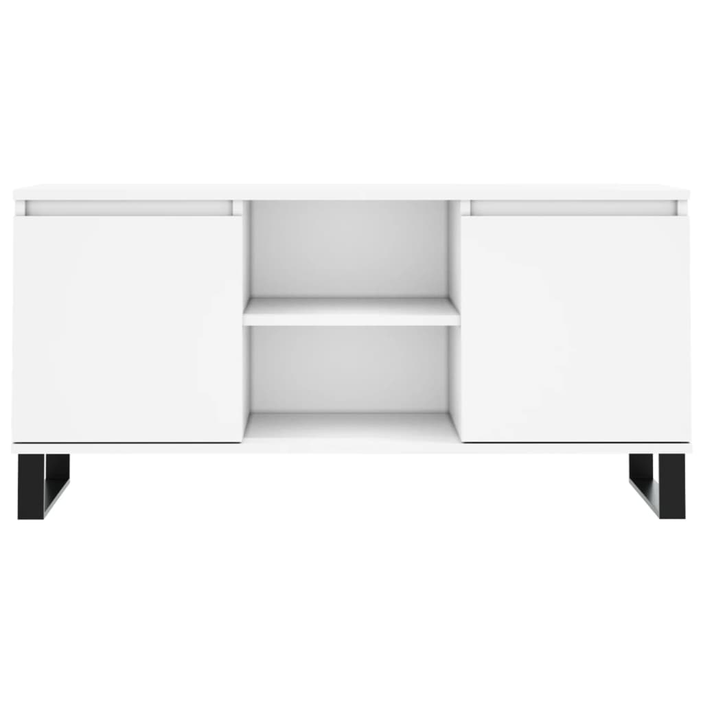 vidaXL TV Cabinet White 104x35x50 cm Engineered Wood