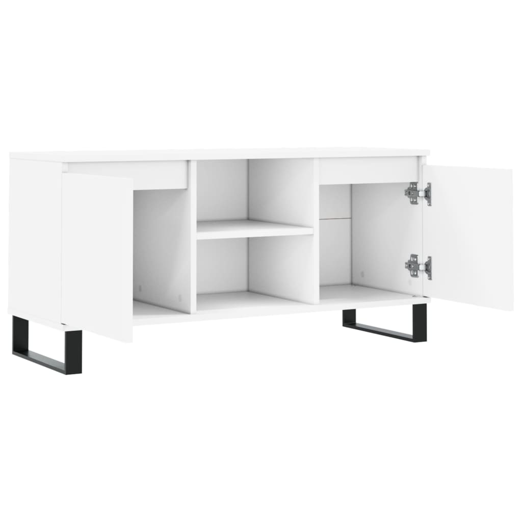 vidaXL TV Cabinet White 104x35x50 cm Engineered Wood