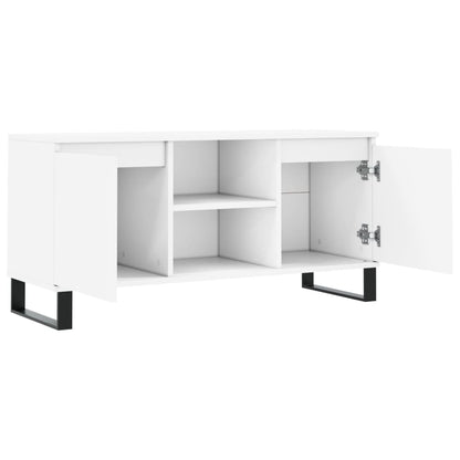 vidaXL TV Cabinet White 104x35x50 cm Engineered Wood