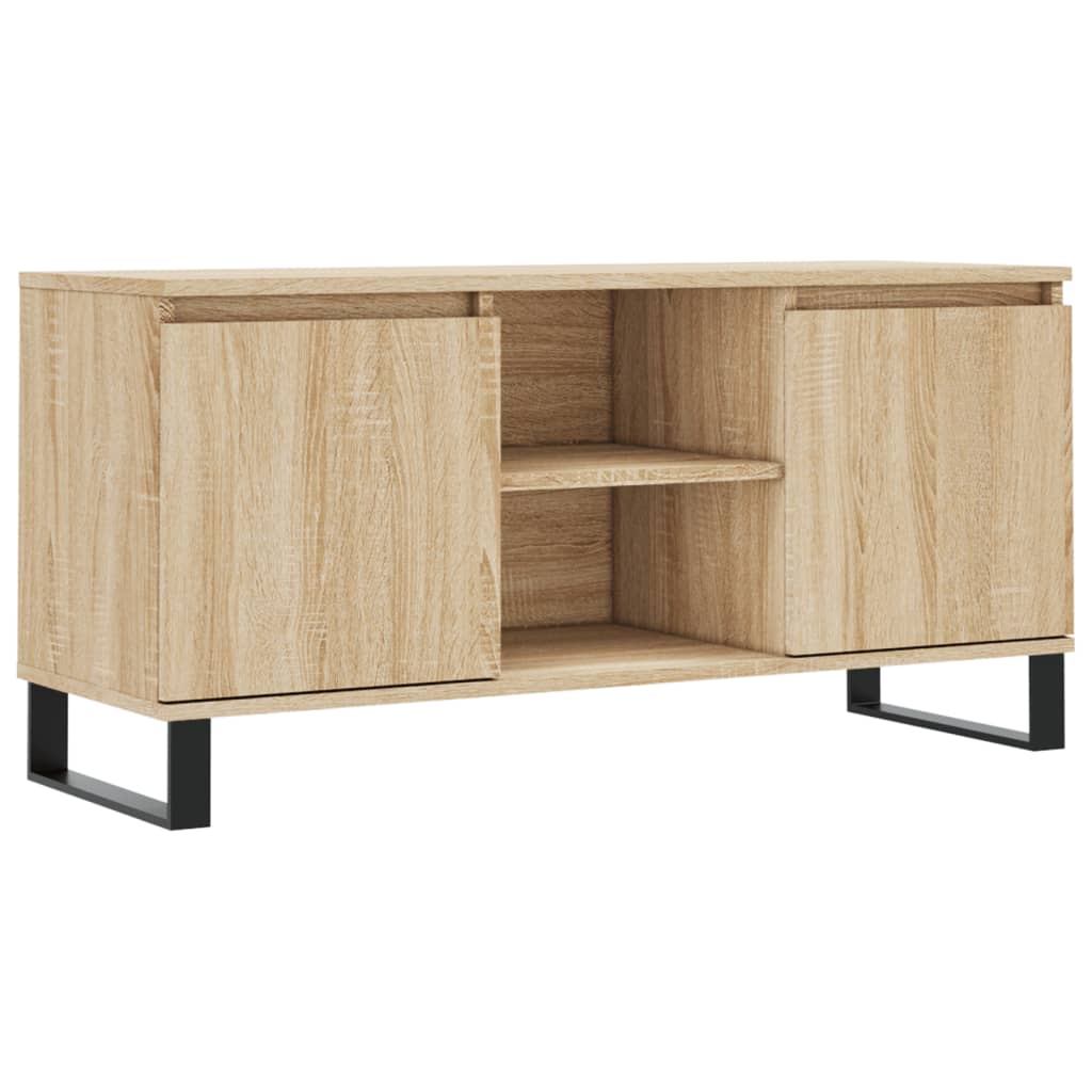 vidaXL TV Cabinet Sonoma Oak 104x35x50 cm Engineered Wood