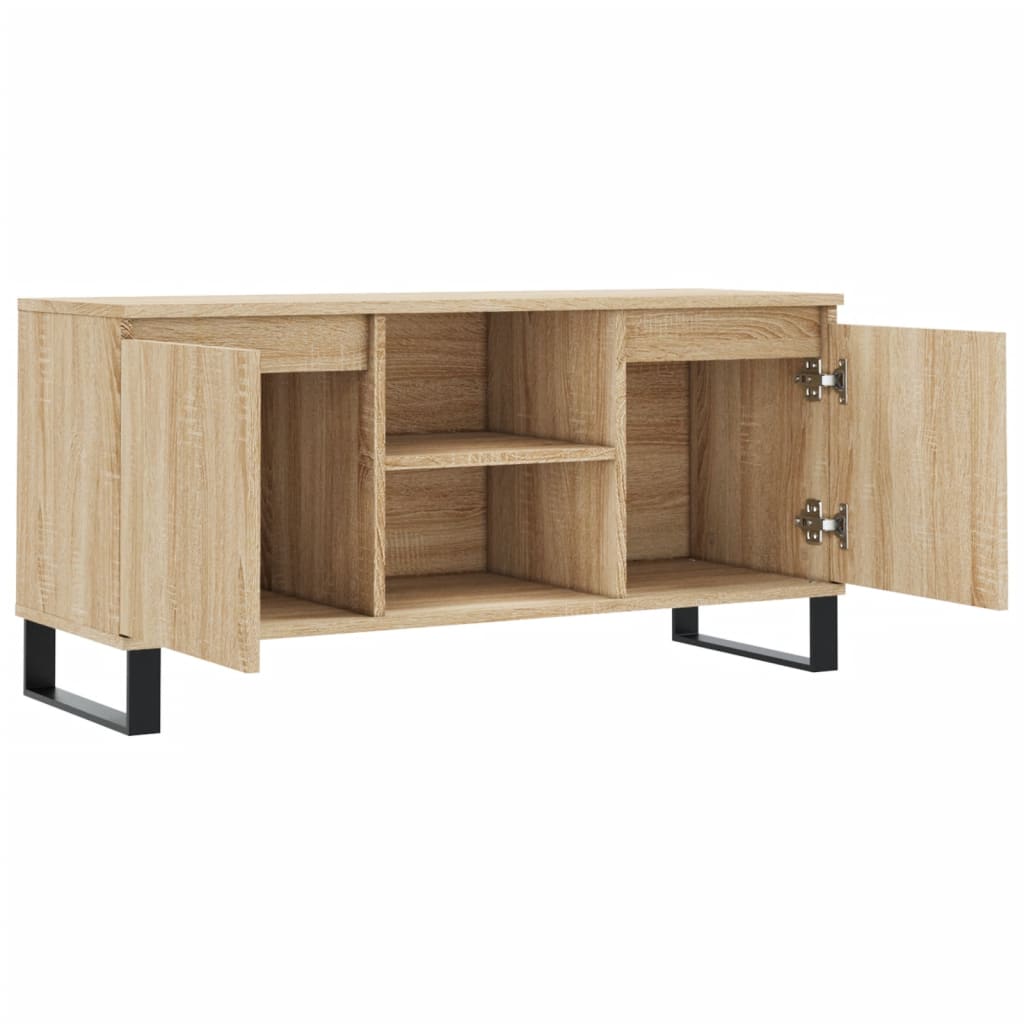 vidaXL TV Cabinet Sonoma Oak 104x35x50 cm Engineered Wood