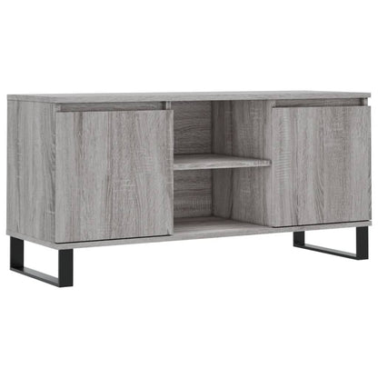 vidaXL TV Cabinet Grey Sonoma 104x35x50 cm Engineered Wood