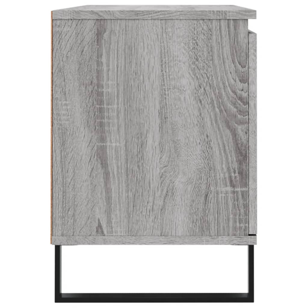 vidaXL TV Cabinet Grey Sonoma 104x35x50 cm Engineered Wood