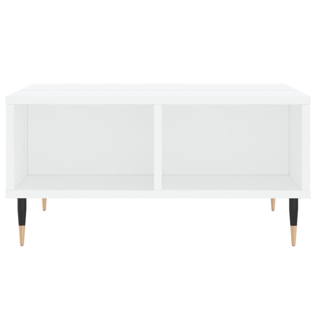 vidaXL Coffee Table White 60x60x30 cm Engineered Wood