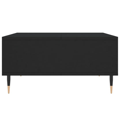 vidaXL Coffee Table Black 60x60x30 cm Engineered Wood