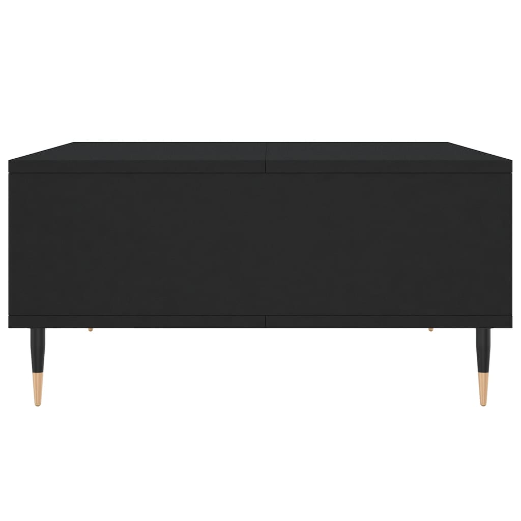 vidaXL Coffee Table Black 60x60x30 cm Engineered Wood