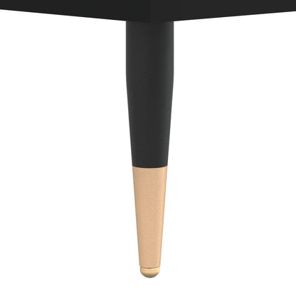 vidaXL Coffee Table Black 60x60x30 cm Engineered Wood