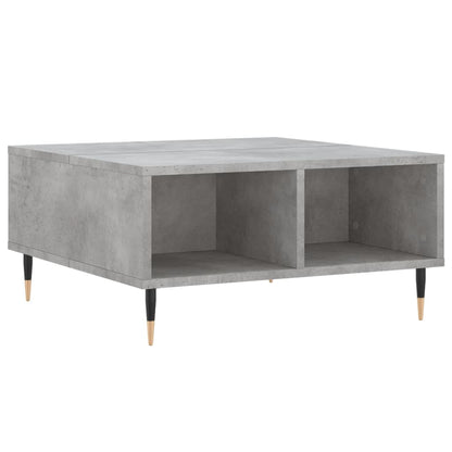 vidaXL Coffee Table Concrete Grey 60x60x30 cm Engineered Wood
