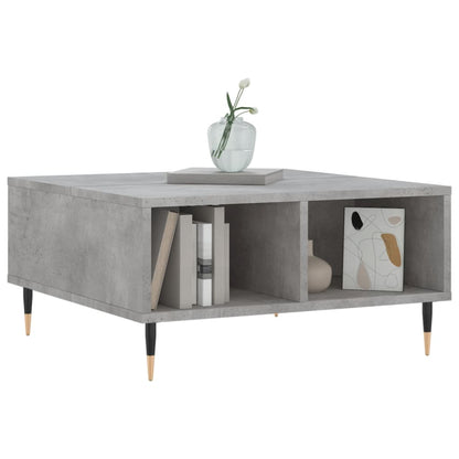 vidaXL Coffee Table Concrete Grey 60x60x30 cm Engineered Wood