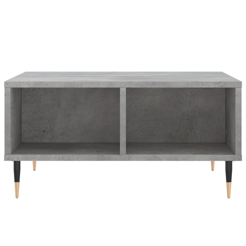 vidaXL Coffee Table Concrete Grey 60x60x30 cm Engineered Wood