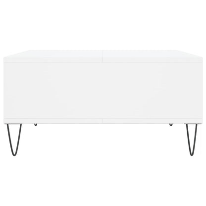 vidaXL Coffee Table White 60x60x30 cm Engineered Wood