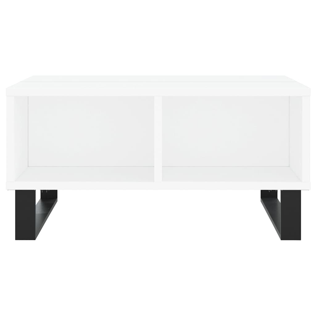 vidaXL Coffee Table White 60x60x30 cm Engineered Wood