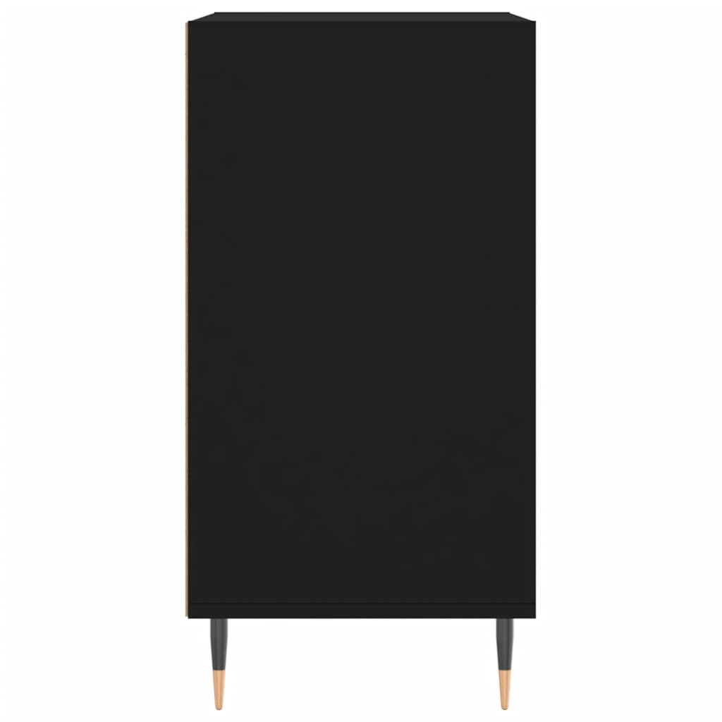 vidaXL Sideboard Black 57x35x70 cm Engineered Wood