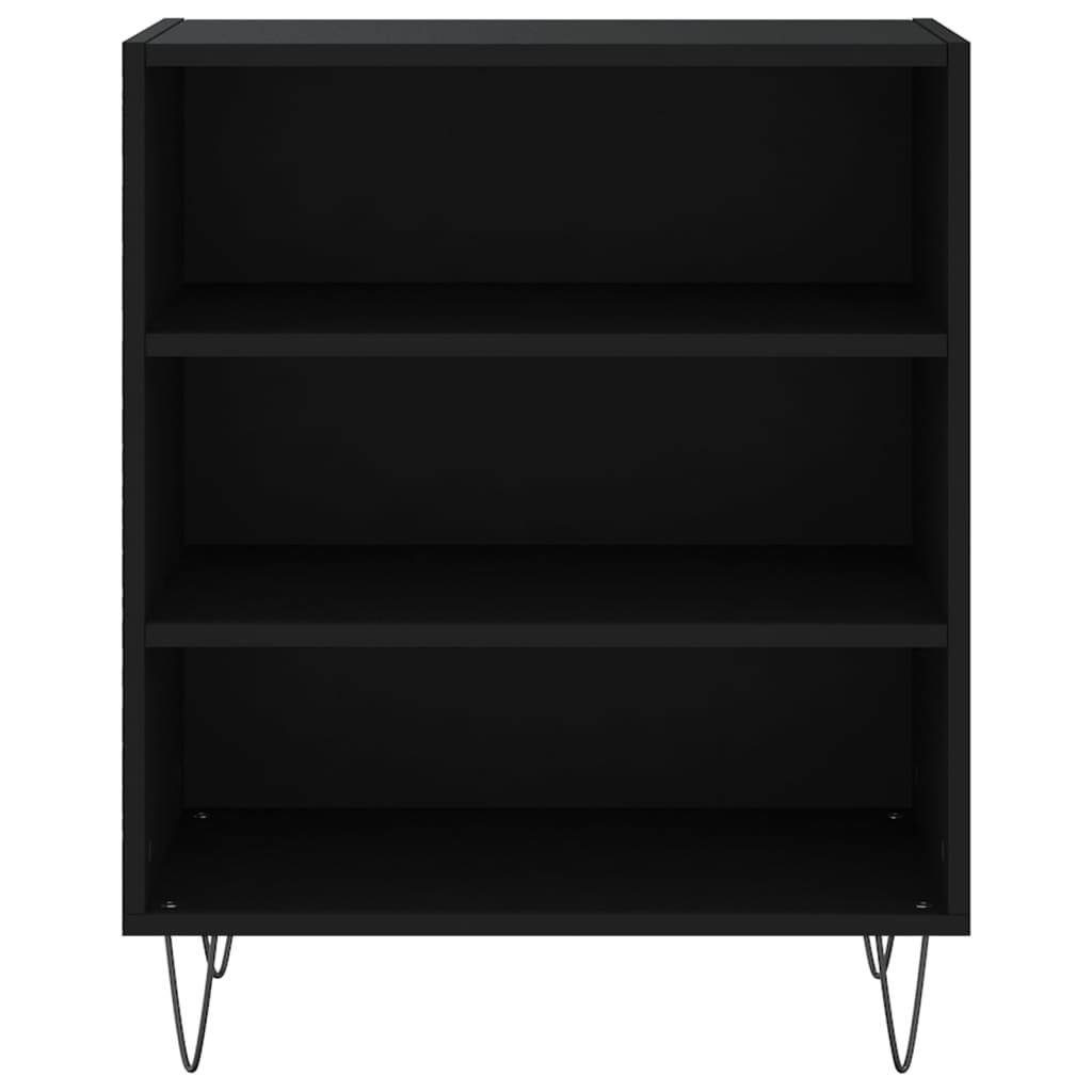 vidaXL Sideboard Black 57x35x70 cm Engineered Wood