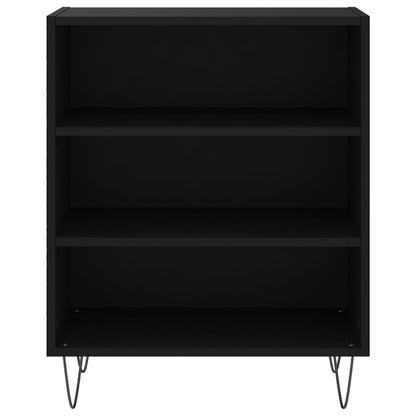 vidaXL Sideboard Black 57x35x70 cm Engineered Wood