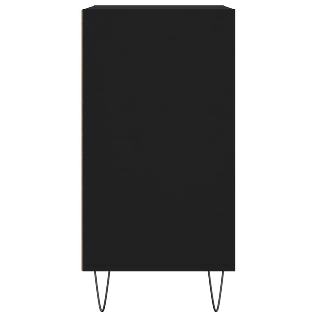 vidaXL Sideboard Black 57x35x70 cm Engineered Wood