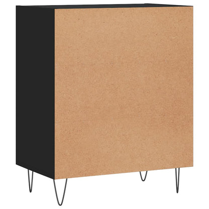 vidaXL Sideboard Black 57x35x70 cm Engineered Wood