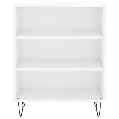 vidaXL Sideboard High Gloss White 57x35x70 cm Engineered Wood