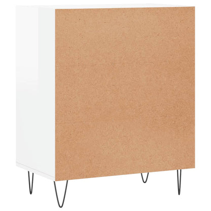 vidaXL Sideboard High Gloss White 57x35x70 cm Engineered Wood