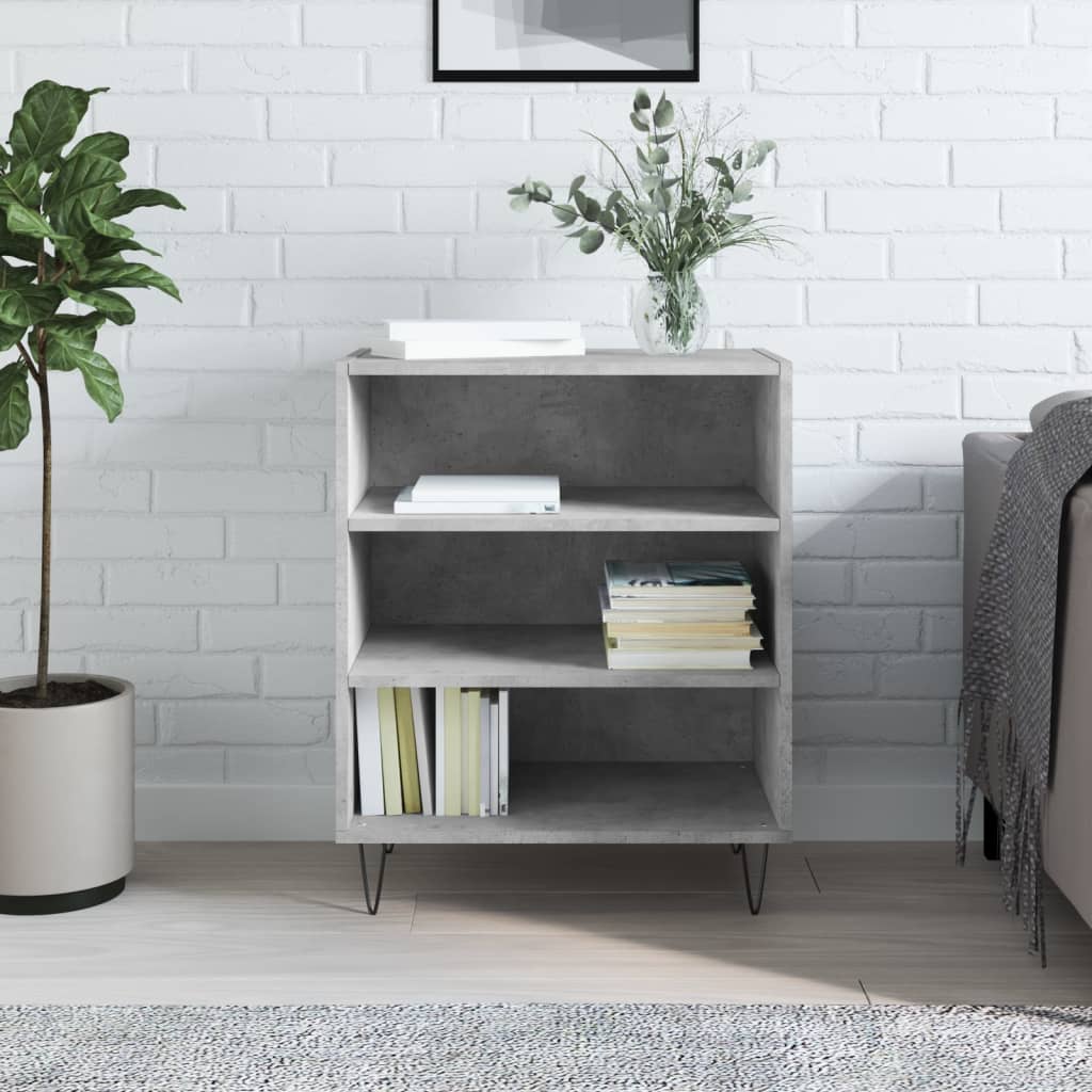 vidaXL Sideboard Concrete Grey 57x35x70 cm Engineered Wood