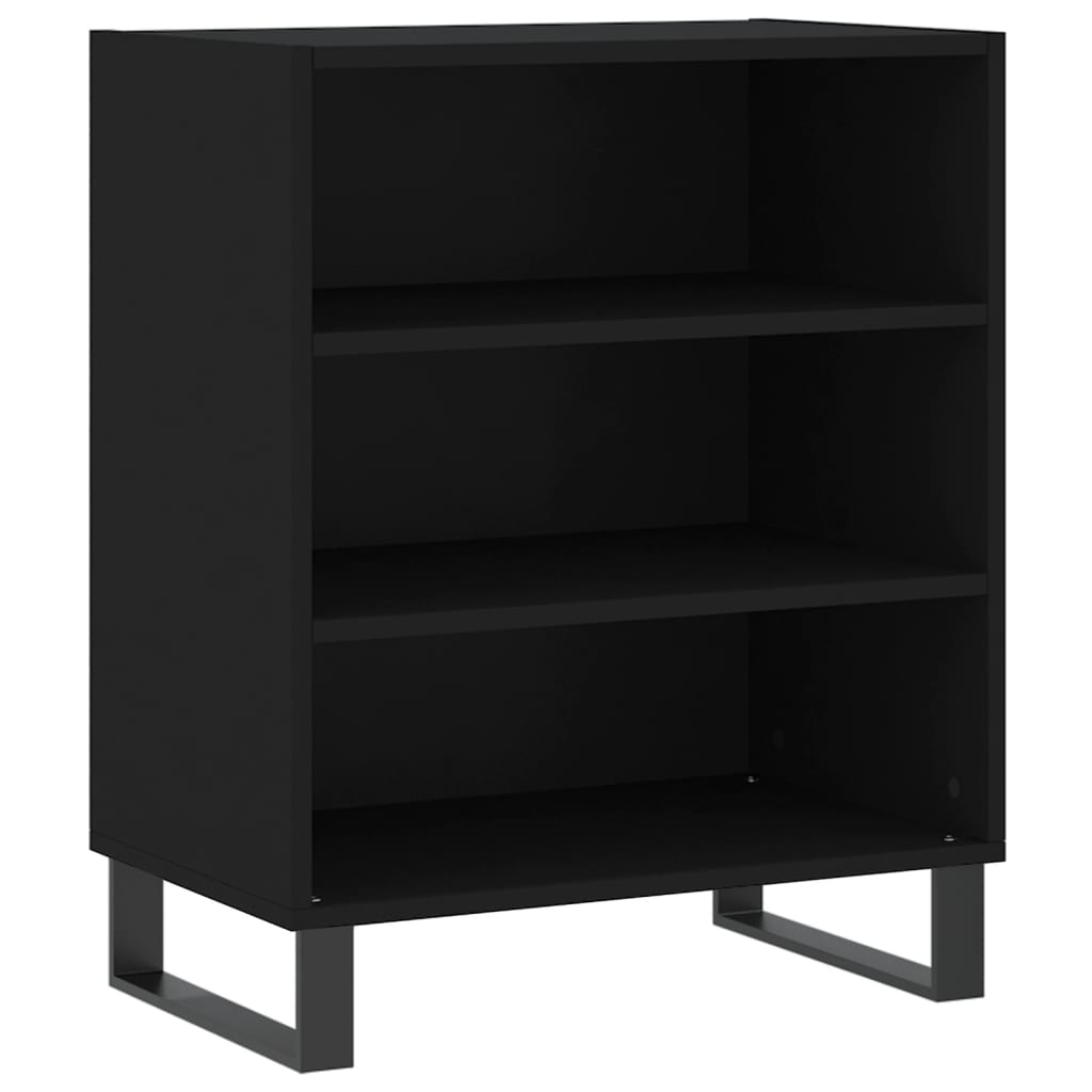 vidaXL Sideboard Black 57x35x70 cm Engineered Wood