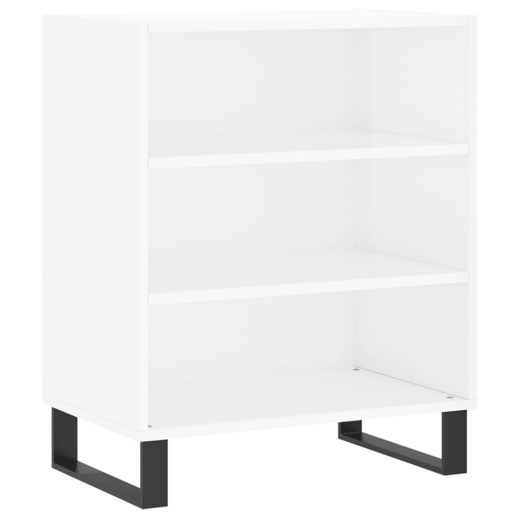 vidaXL Sideboard High Gloss White 57x35x70 cm Engineered Wood